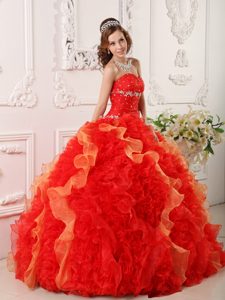 Beading and Ruffles Accent Dresses for a Quince in Multiple Colors