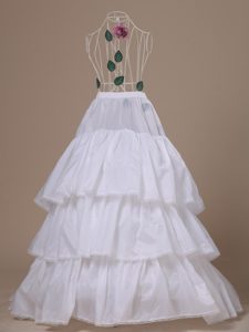 Hot Selling Taffeta Brush Train Wedding Petticoat