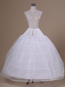 White Tulle Floor-length Petticoat