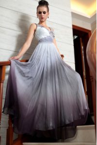 Hot Sale V-neck Sleeveless Side Zipper Mother Of The Bride Dress Multi-color Chiffon