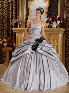 2014 Pretty Grey Ball Gown Dresses for a Quince in Ciudad Vieja