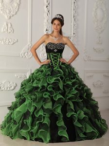Brand New Ruffled Multi-color Dresses for Sweet 15 Ball Gown