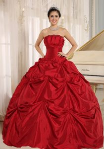 2013 New Wine Red Ball Gown Floor-length Quinceanera Dress