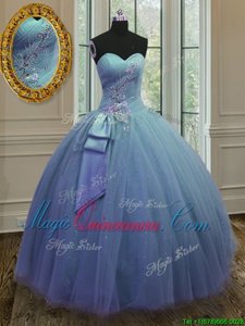 Custom Fit Purple Tulle and Sequined Lace Up Quinceanera Gowns Sleeveless Floor Length Beading and Ruching