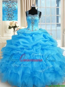 Best Selling Sleeveless Beading Zipper Quinceanera Gowns