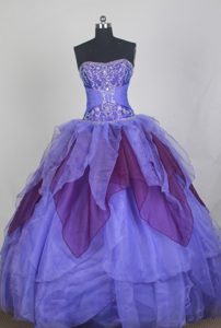 Appliques Ruched Lavender Quinceanera Dress 2013 in North Vancouver