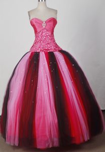 Colorful Ball Gown Sweetheart Beading Sweet 15 Dresses in Tacna