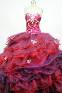 Beautiful Colorful Sweetheart Appliques and Beading Quinceanera Dresses