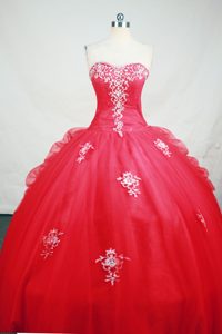 Hot Pink Sweetheart Ruching Beading and Appliques Sweet 15 Dresses