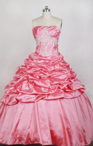 Pink Ruffles Overlay Dresses For 2013 Quinceaneras in San Juan