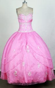 Layered Skirt 2013 Cute Pink Sweet 16 Dress for Cheap