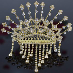 Classical Tiara With Rhinestones